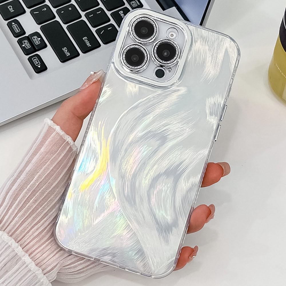Coque iPhone 15 Pro Max de luxe pailletée protection objectif antichoc - 7