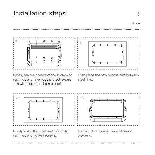 Miniatura 7 de KOYOFEI 5 piezas NFEP película para impresora 3D de resina, nFEP (PFA) película de liberación FEP 2.0 para ELEGOO Saturn 2, Saturn 3 Ultra, M3
