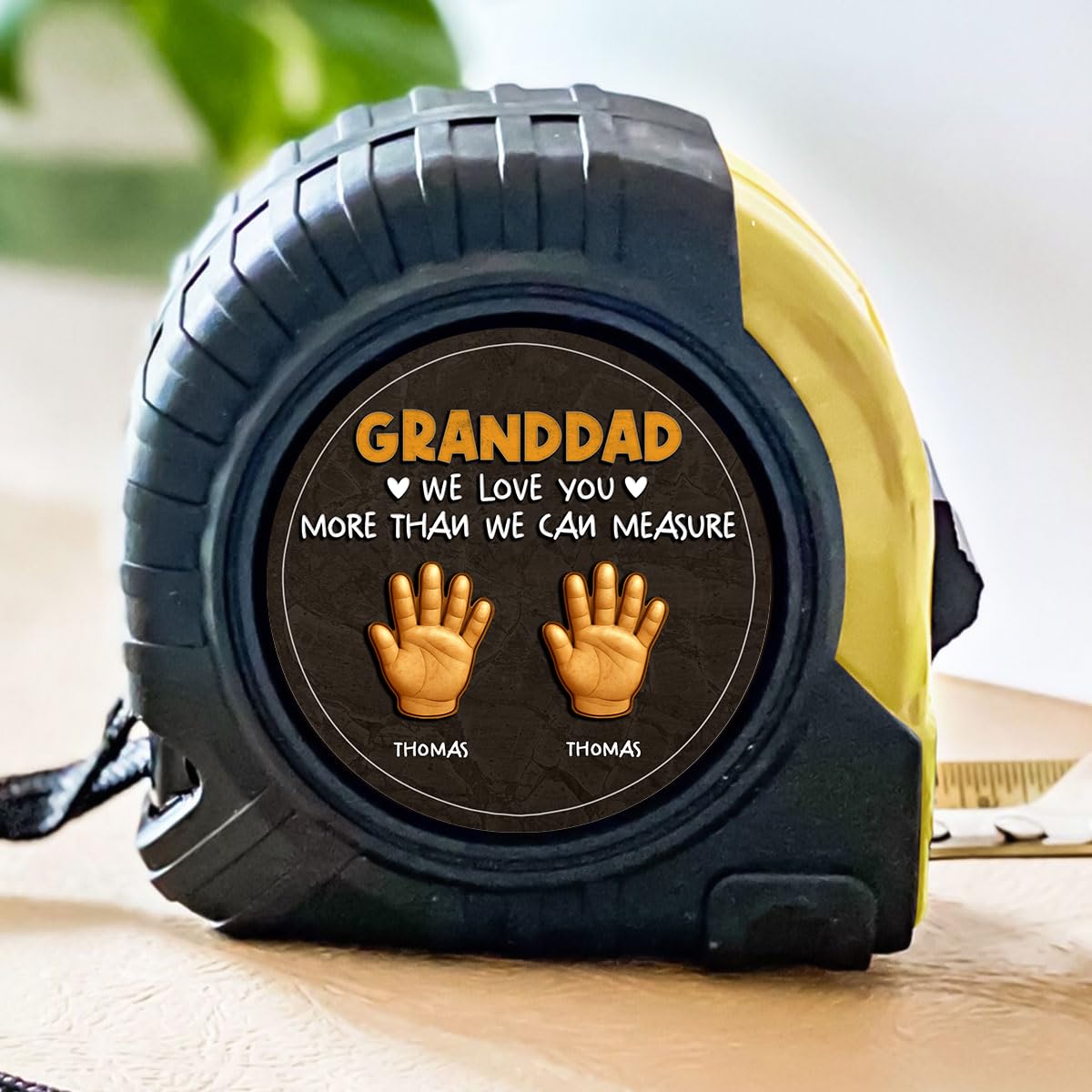 Wrappiness Personalized Tape Measure Gifts for Dad Fathers Day - Custom 16.4 ft Measuring Tool for Men, Grandpa, Husband - Tool Gifts Woodworker