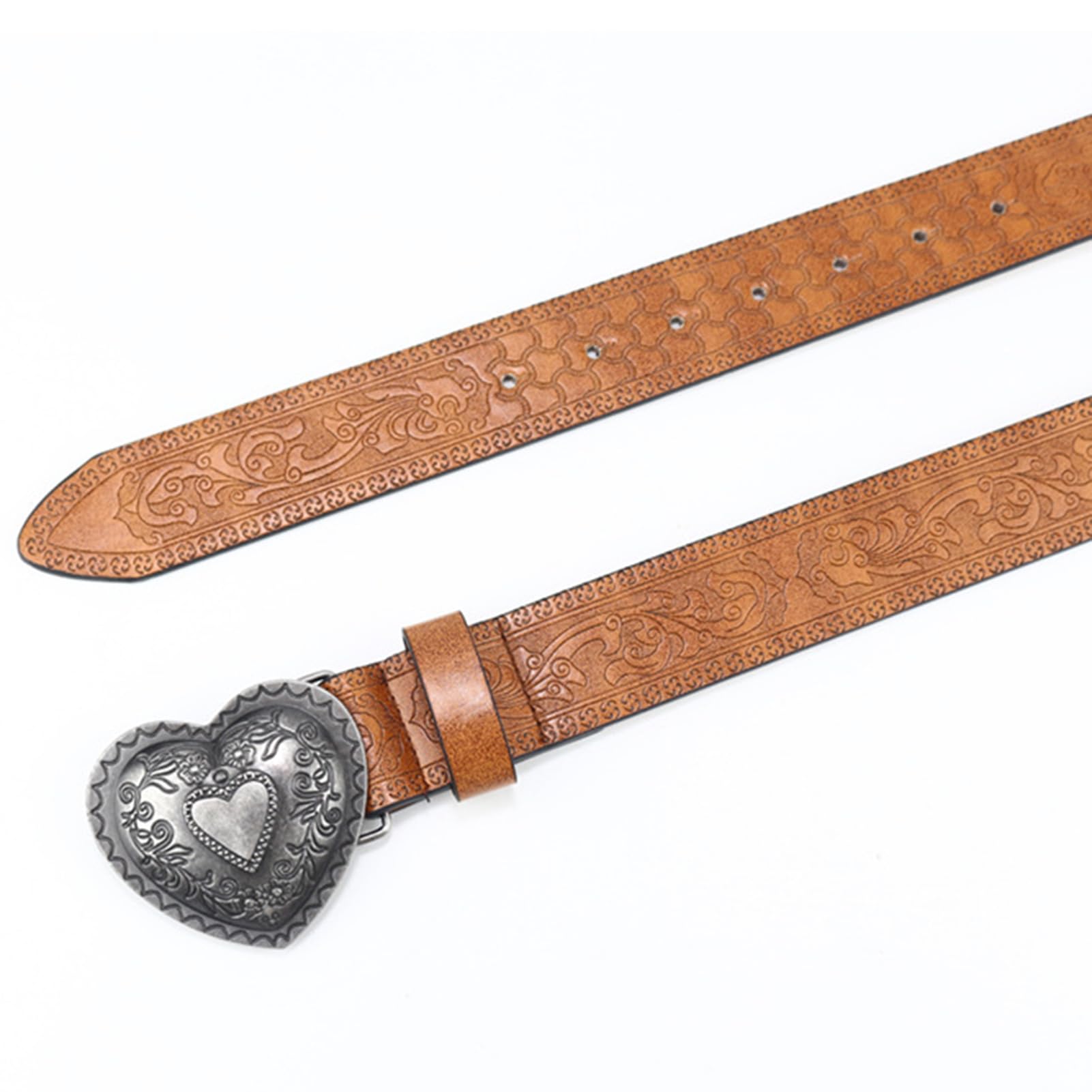 Amazon.com: NALANY Vintage Western Floral Engraved Embossed  display picture 1