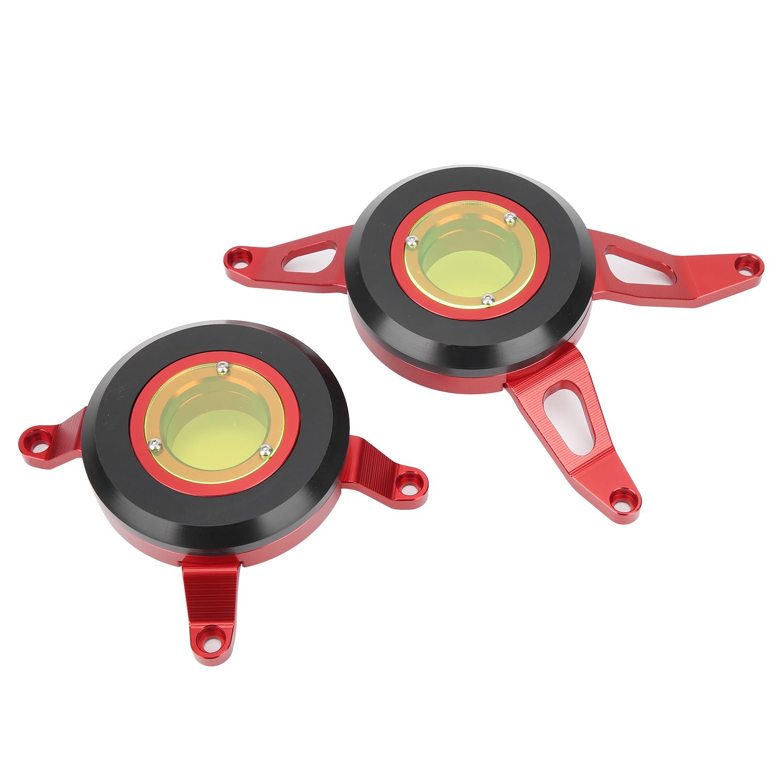 YUYTE Silnik Motocykla do CBR650F CB650R CBR650R Czerwona Obudowa ze Stopu Aluminium Łatwa Instalacja