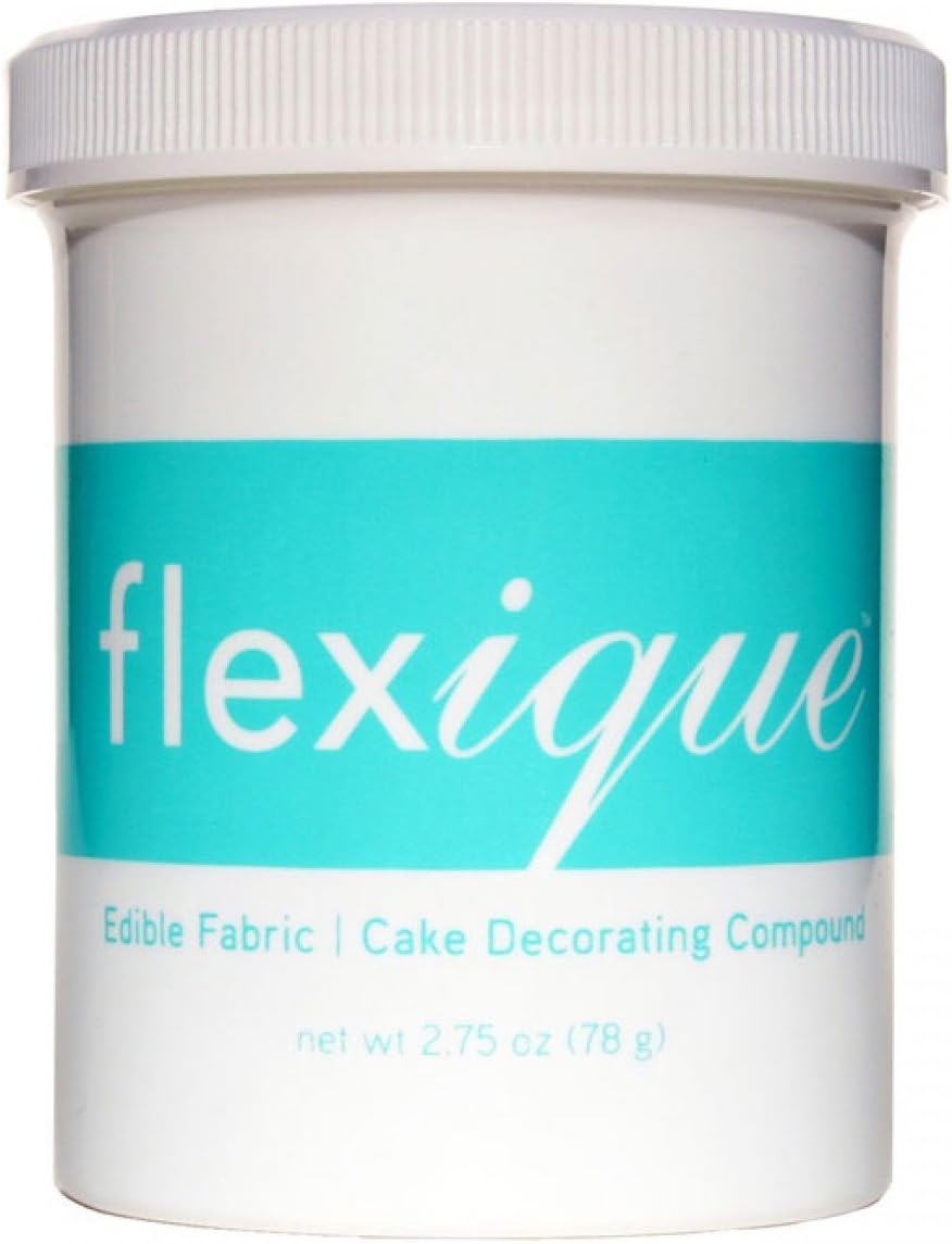 Flexique Edible Fabric Cake Decorating Compound 2.75 oz