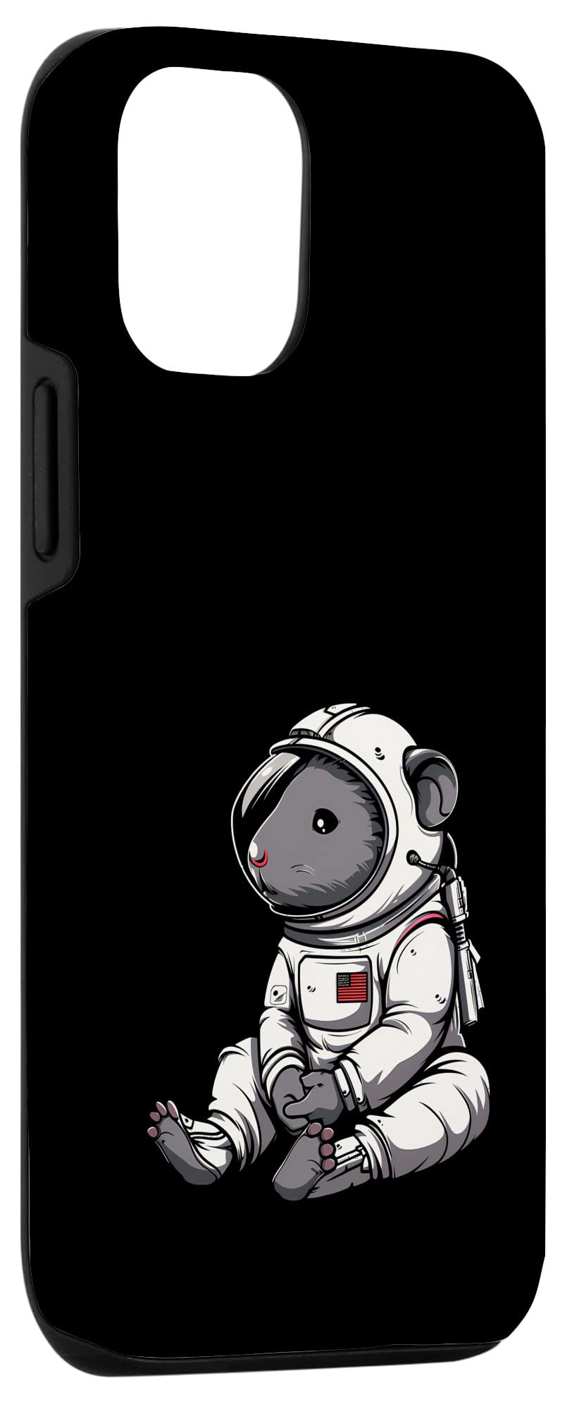 iPhone 15 Animals In Space- Mole Astronaut- Mole in space Case - Image 3