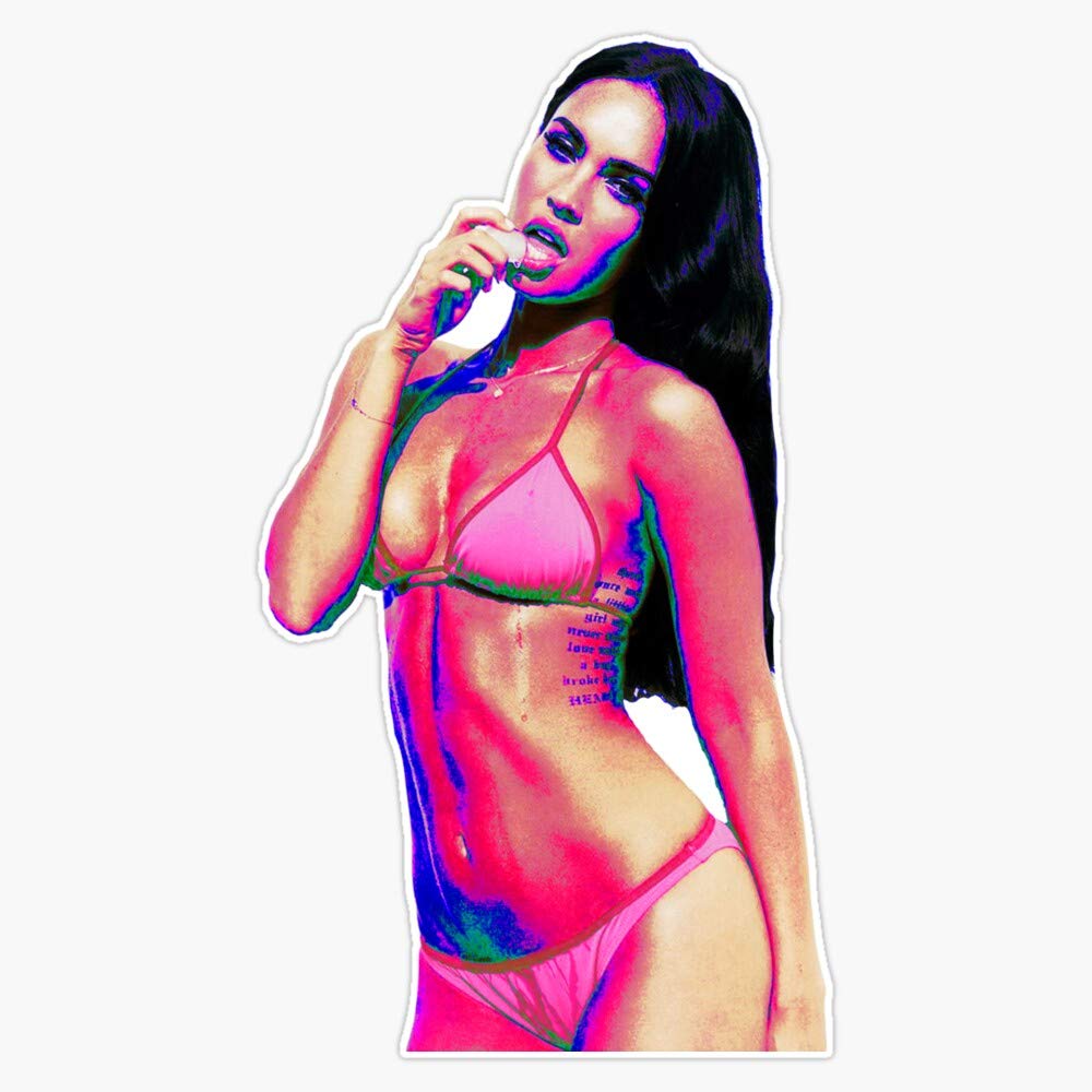 Megan Fox Vinyl Decal Bumper Sticker 5"