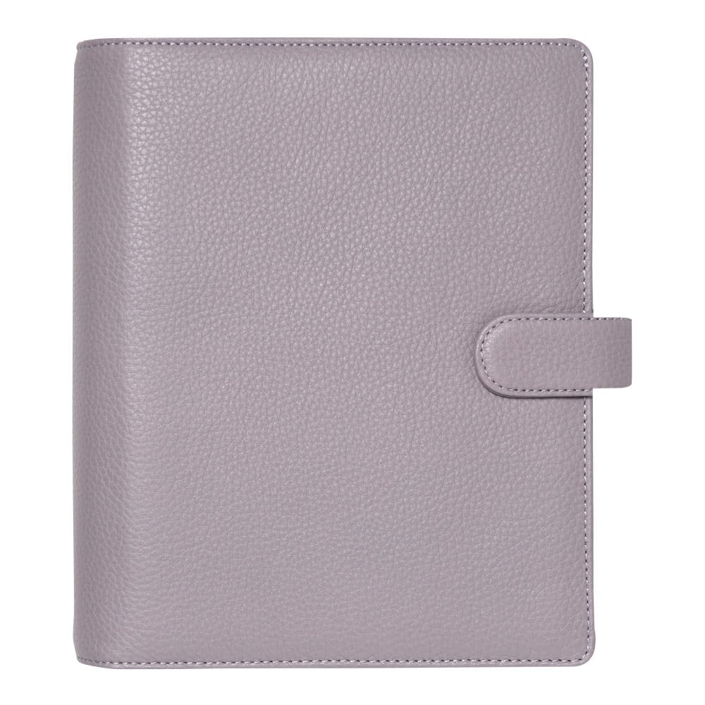 Filofax Norfolk C022641-25, Agenda settimanale 2025, formato tascabile, in morbida pelle pieno fiore, a sei anelli, multilingue