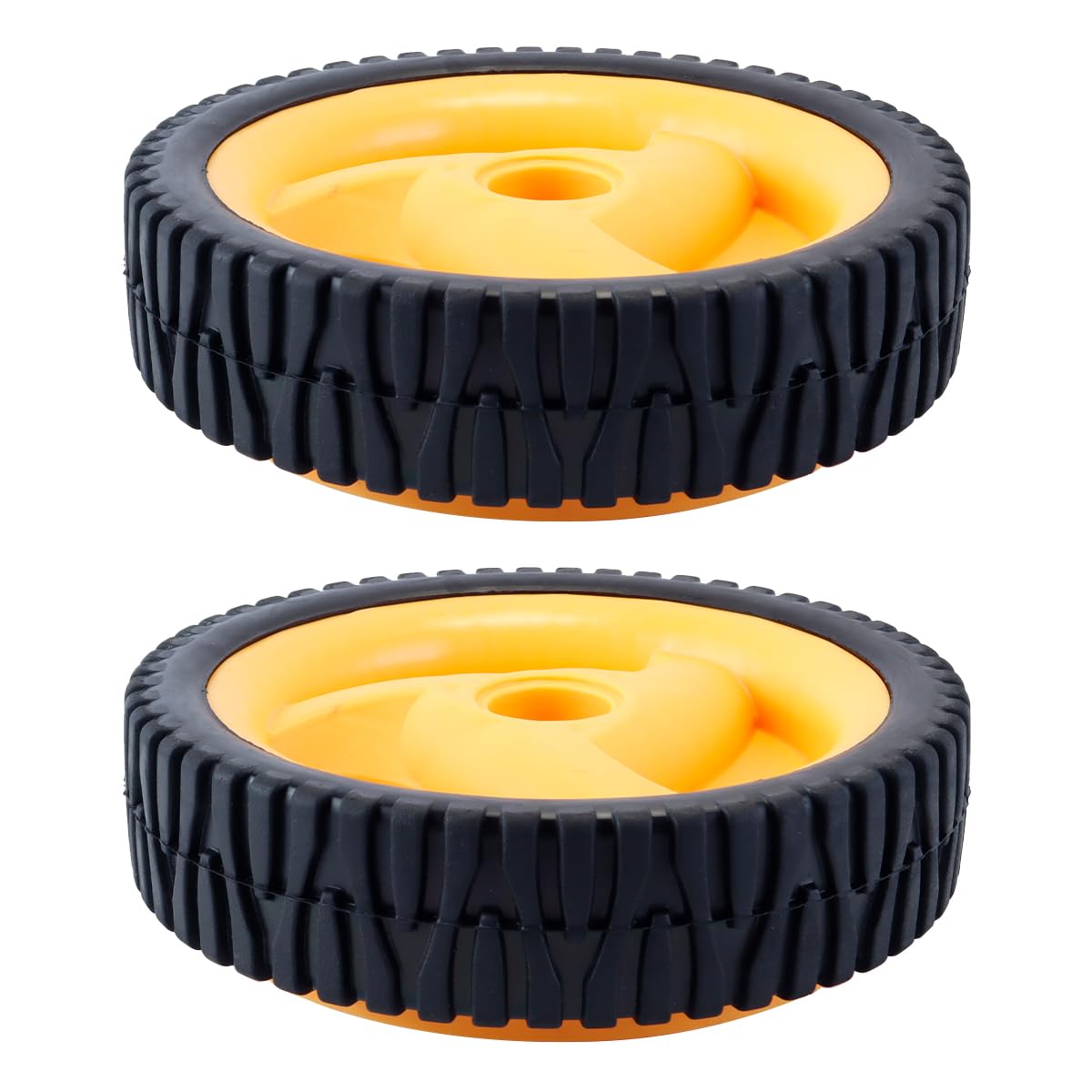 2 ruedas motrices para cortacésped, rueda delantera universal de 200 mm, compatible con la mayoría de las cortadoras de césped.