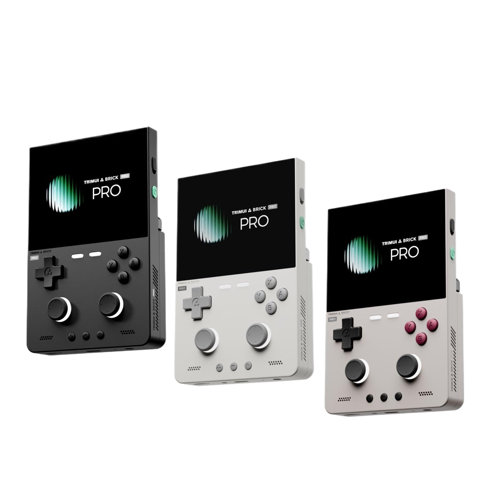 Console di gioco portatile retrò Brick Pro con scheda TF da 64 GB, display IPS completamente laminato da 10 cm, dispositivo di gioco Linux Open‑Source, joystick a doppio effetto Hall, batteria da 5000
