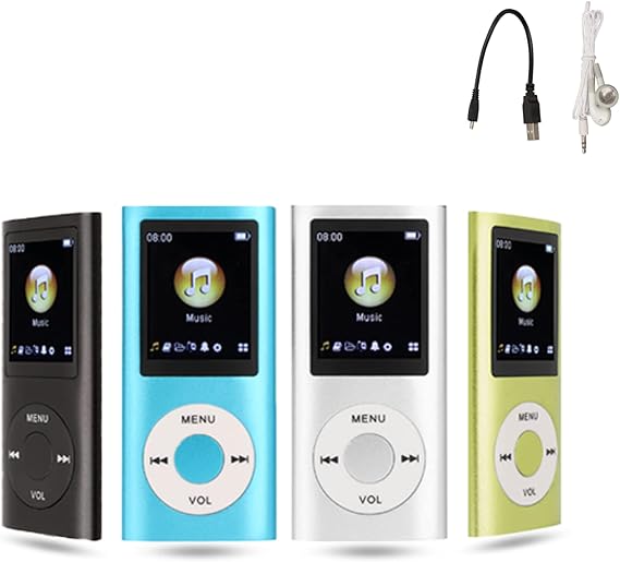MP3 Music Player, MP3 Player, Portable MP3 Players, Slim 1.8 Inch LCD
