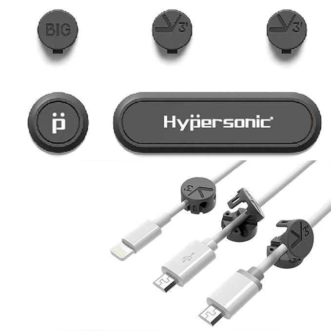 Hypersonic Cable Tidy Clips Charging Wire Holder Car Dashboard