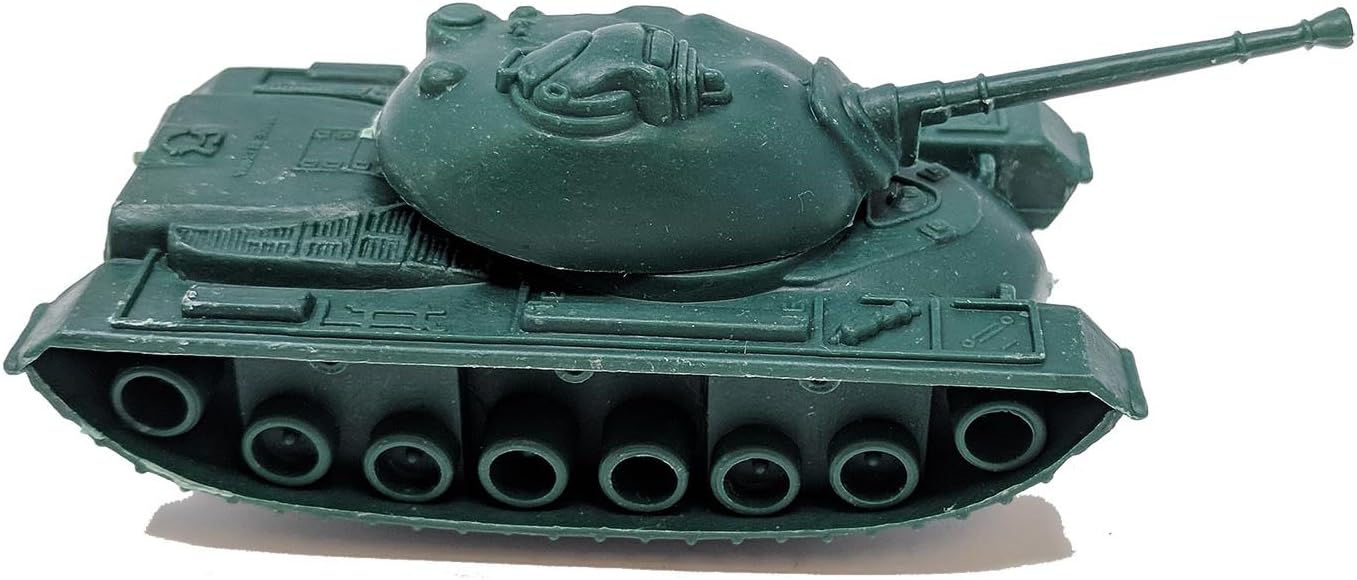 Toy Essentials 16 Pc Green and Desert Army Battle Tanks Play Set