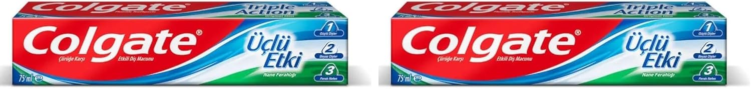 Colgate Üçlü Etki 75 Ml Yeni 2li paket