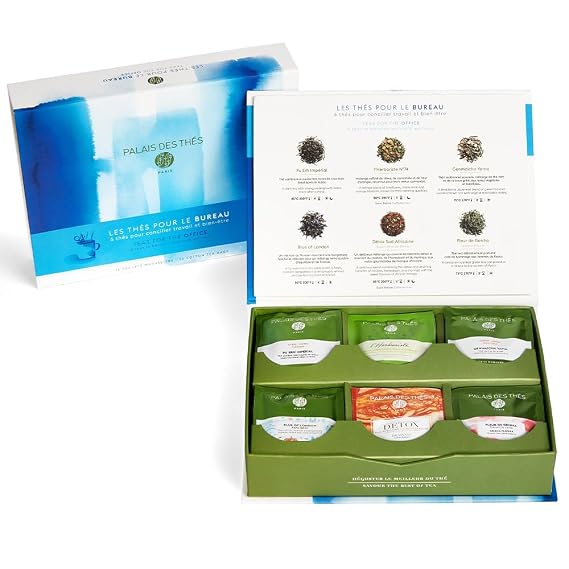 Palais des Thes - Office Teas Gift Box - Assortment - 36 Cotton Tea Bags