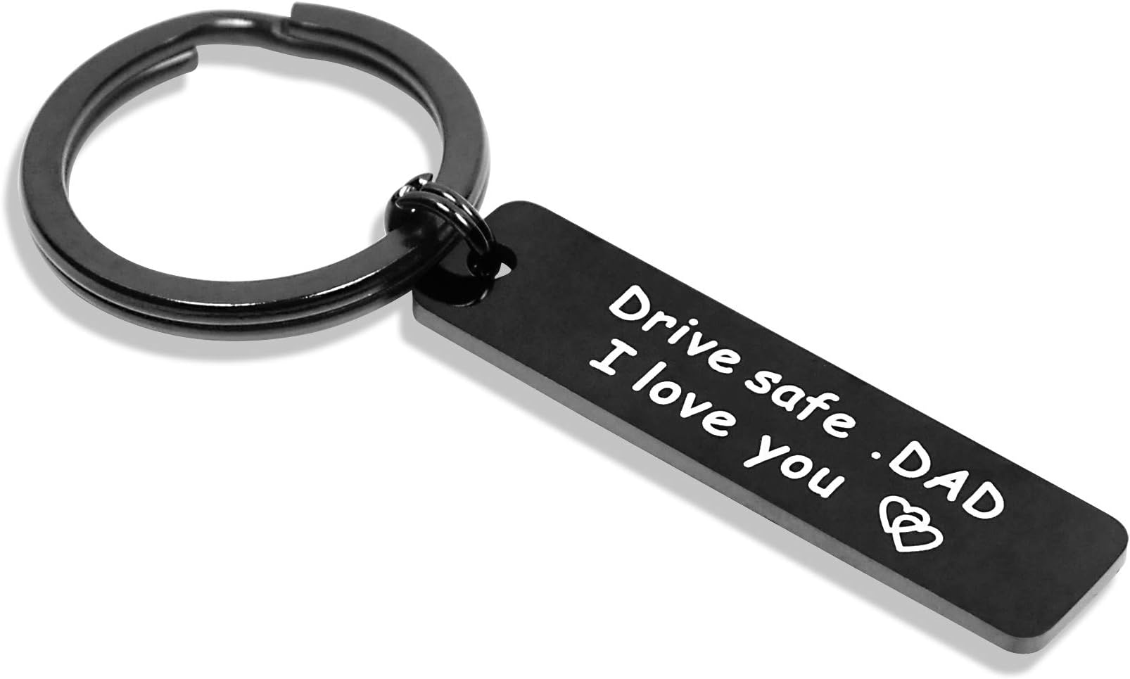 ElechobbyDrive Safe Keychain for Brother Be Safe Dad I Love You keychains for Uncle Gifts for Grandpa