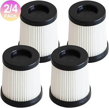 ZYNCUE Replacement Filter Kit For Kalado KCV01 Cordless Vacuum Cleaners, Washable Reusable Fine Dust Filters Replace Vacuums Accessories, Long Lasting Usage With Ease(4 PACK)