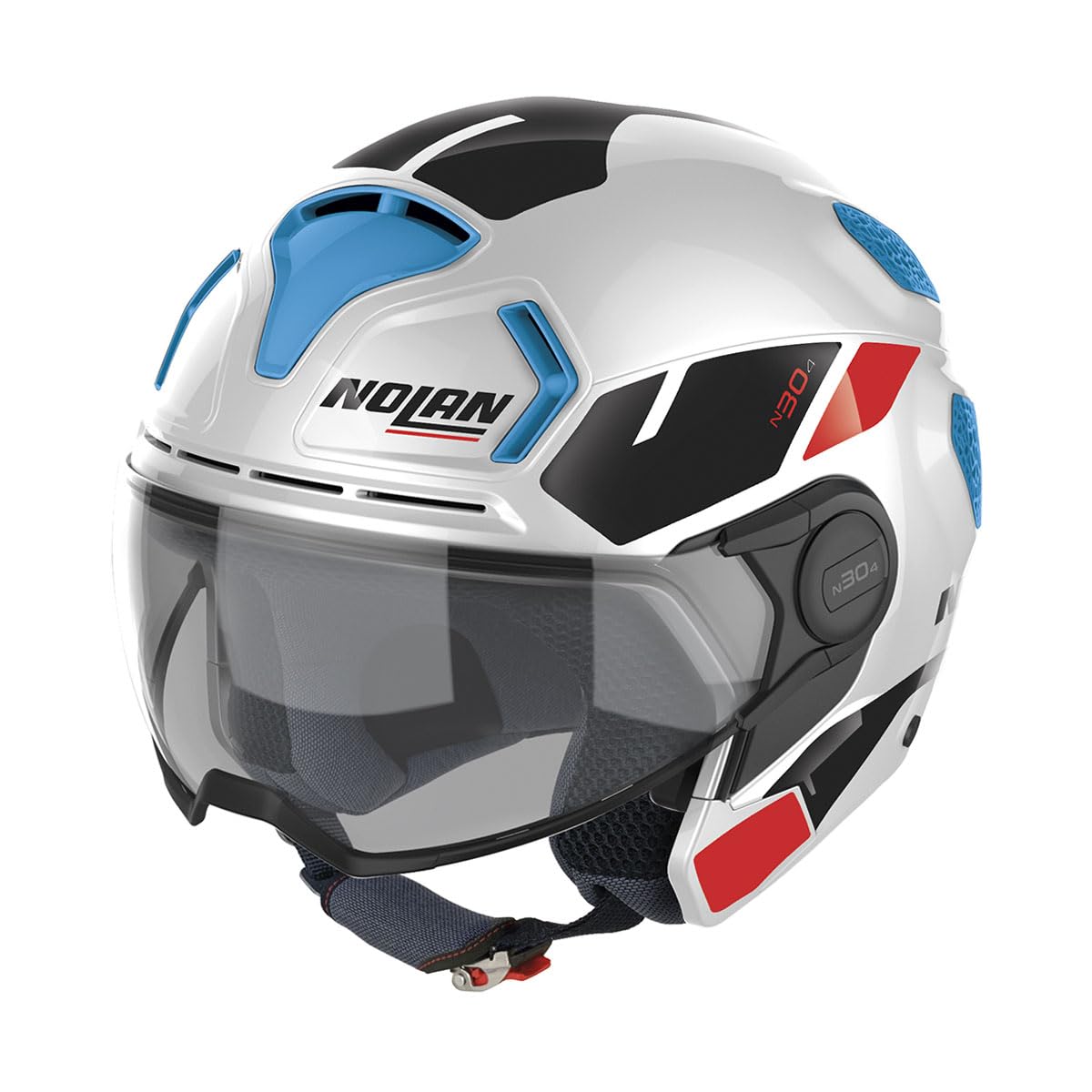 Casco Jet Nolan N30-4 T Blazer 029 | Omologato UN/ECE 22-06, Taglia XL, Con Schermo Parasole VPS