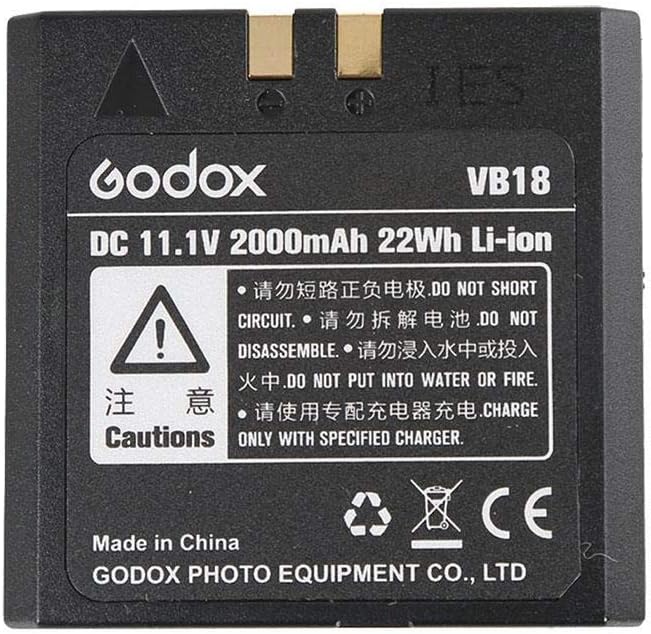 Godox VB18 2000mAh Rechargeable Lithium-ion Battery for Ving V850 V860 Flash