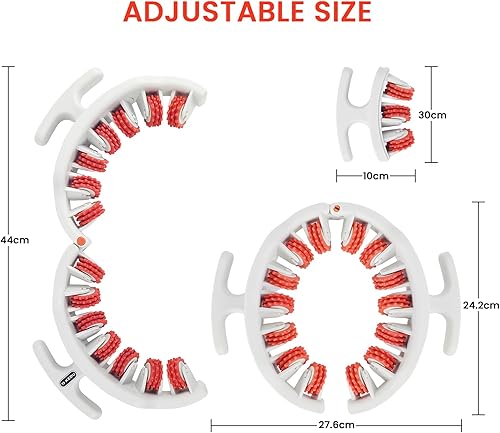 Miniatura 3 de cotsoco Herramienta de masaje para celulitis, masajeador anticelulitis con asas de rodillo desmontables para muslos, piernas y glúteos, masajeador