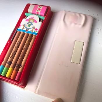 Amazon | クツワ 昭和レトロ ファンシー文具 ペンケースセット 筆箱