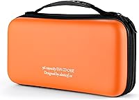 Vista 8 de alavisxf xx Funda para CD, funda protectora de EVA para 48 unidades, Blu-ray y DVD, portátil, con cremallera, soporte para CD, organizador