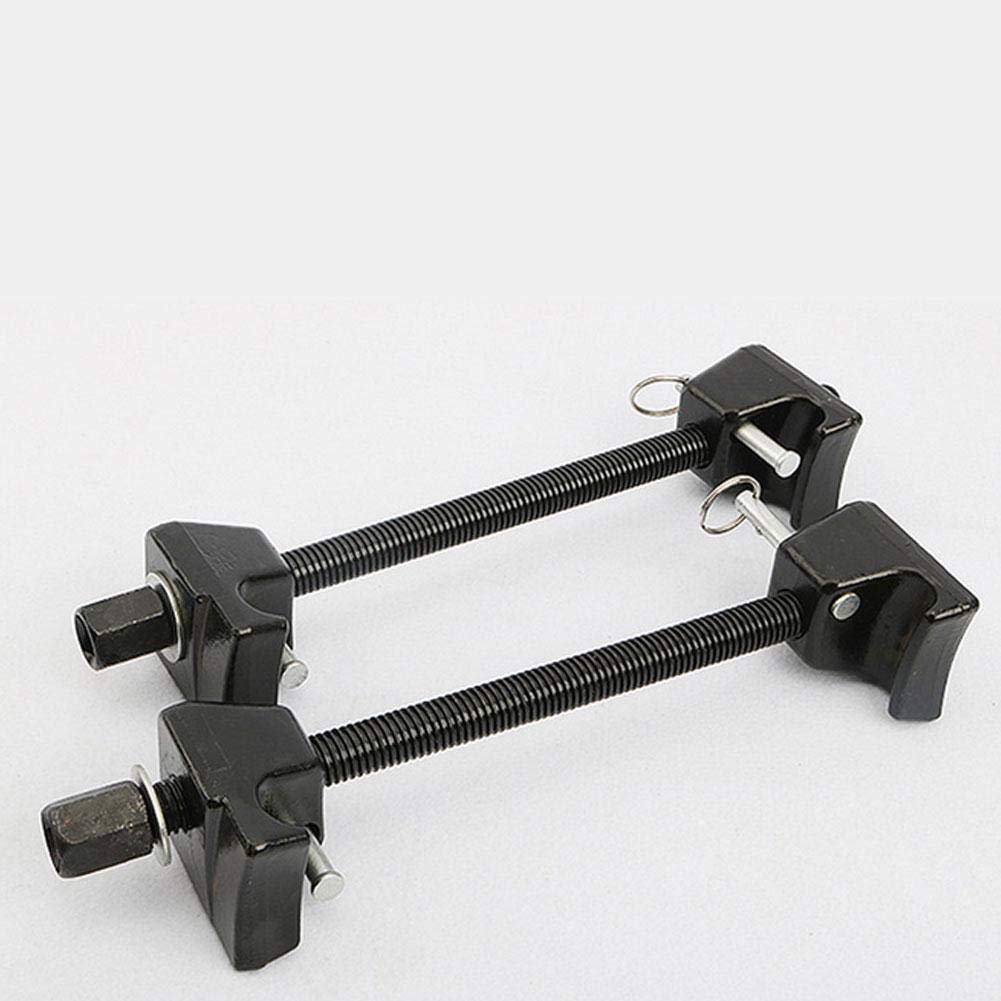 Sprężyna kompresora, MacPherson, kompresor sprężynowy, amortyzator samochodowy z amortyzacją, pojemnik do przechowywania z blokadą bezpieczeństwa Heavy Duty Hardened (czarny)