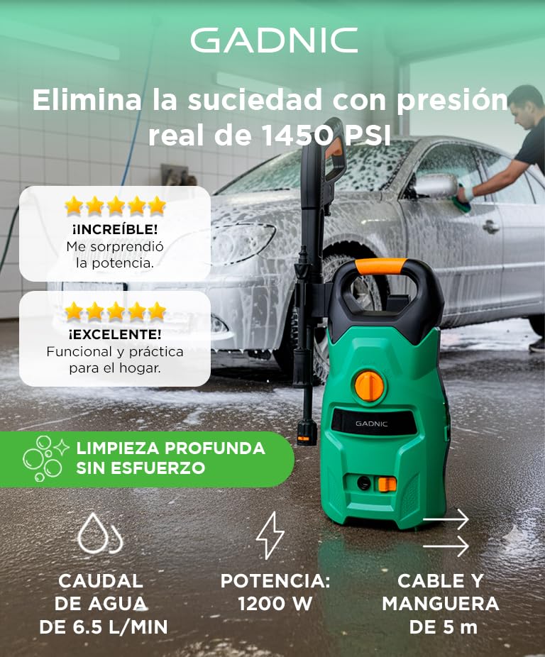 Hidrolavadora 1200 PSI 26 Imagen adicional
