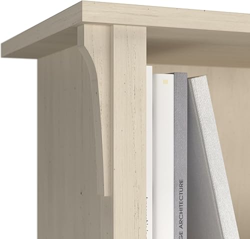 Miniatura 27 de Bush Furniture BSH24462943 Salinas - Librería de 6 estantes de 30 pulgadas de alto, Shiplap gris/blanco puro Shiplap Gris/Blanco Puro,Blanco