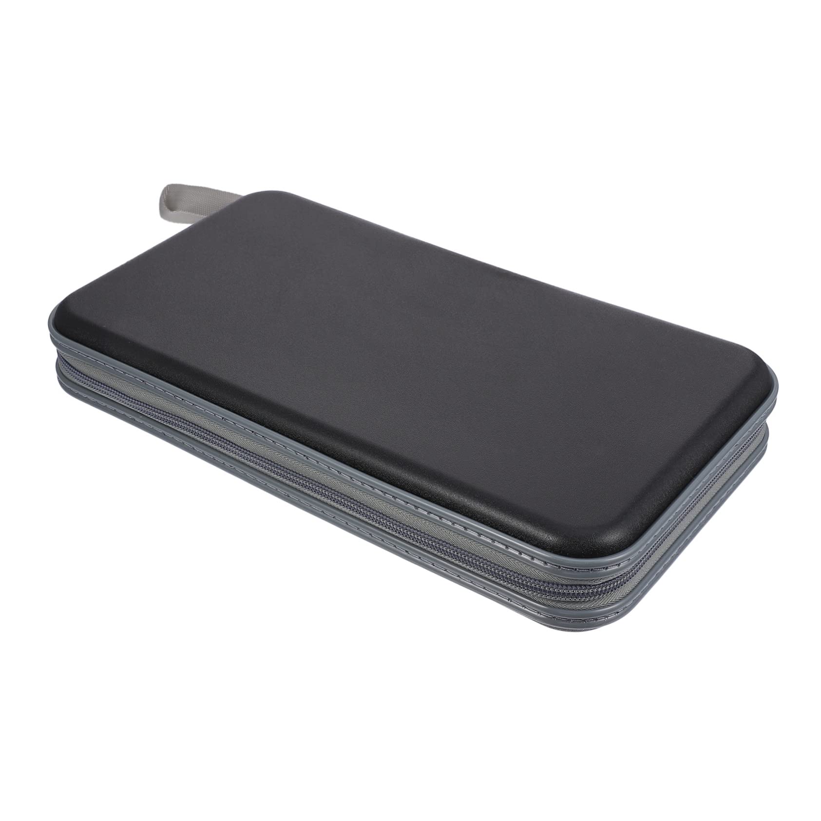 Luxshiny Capacity Portable CD Storage Case Disc Organizer Bag Scratches for Travel Home Use Zipper Disc Holder