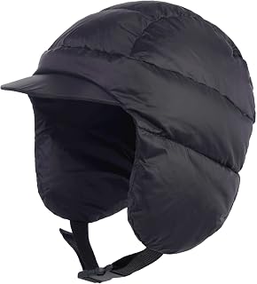 Trapper Hat with Earflap Men Women Waterproof Winter Down Hat Beanie Windproof Pilot Cap for Cycling Skiing Hunting