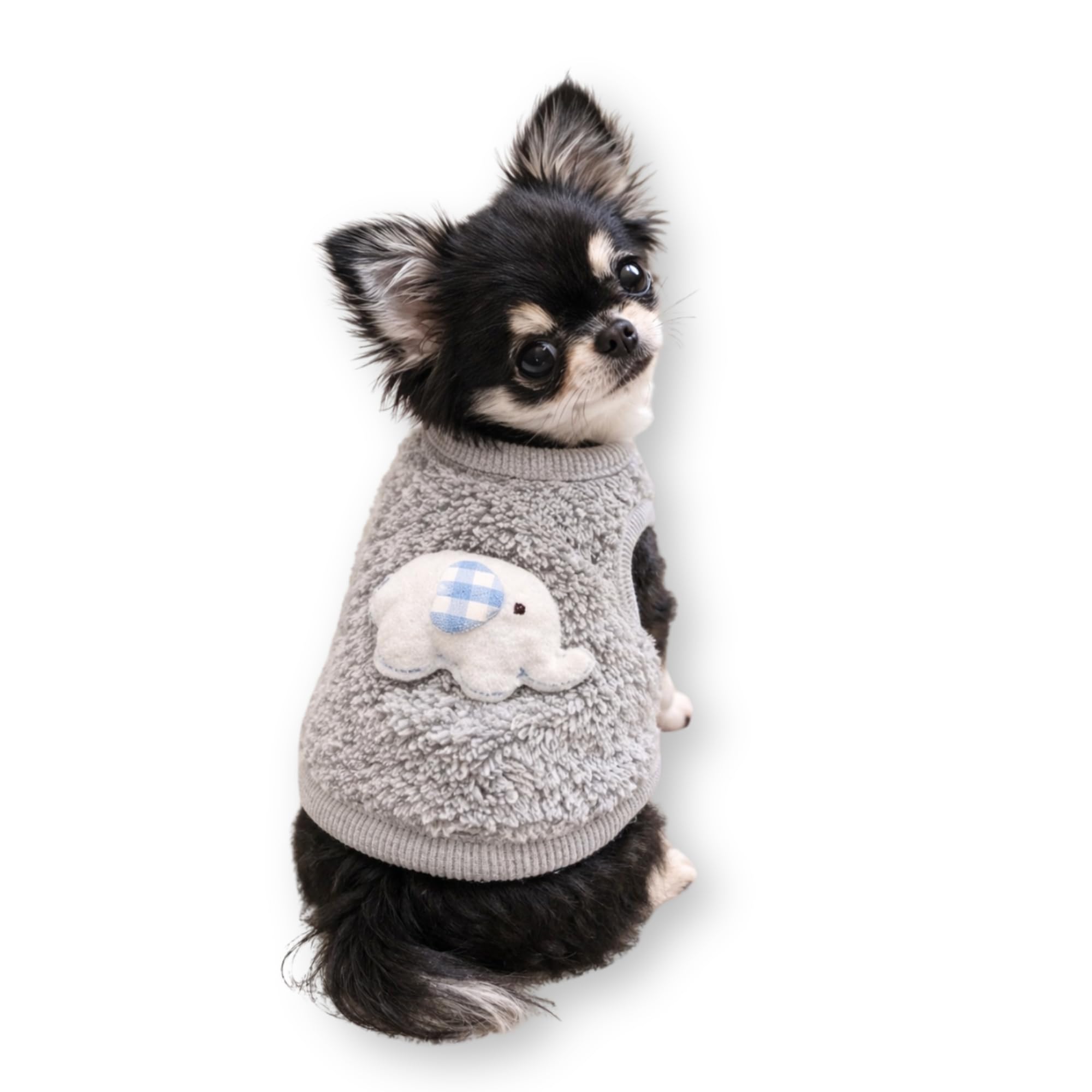 Amazon | ［ALBICOCCA］XXS 超小型犬 犬服 1kg前後 もこもこ ルーム