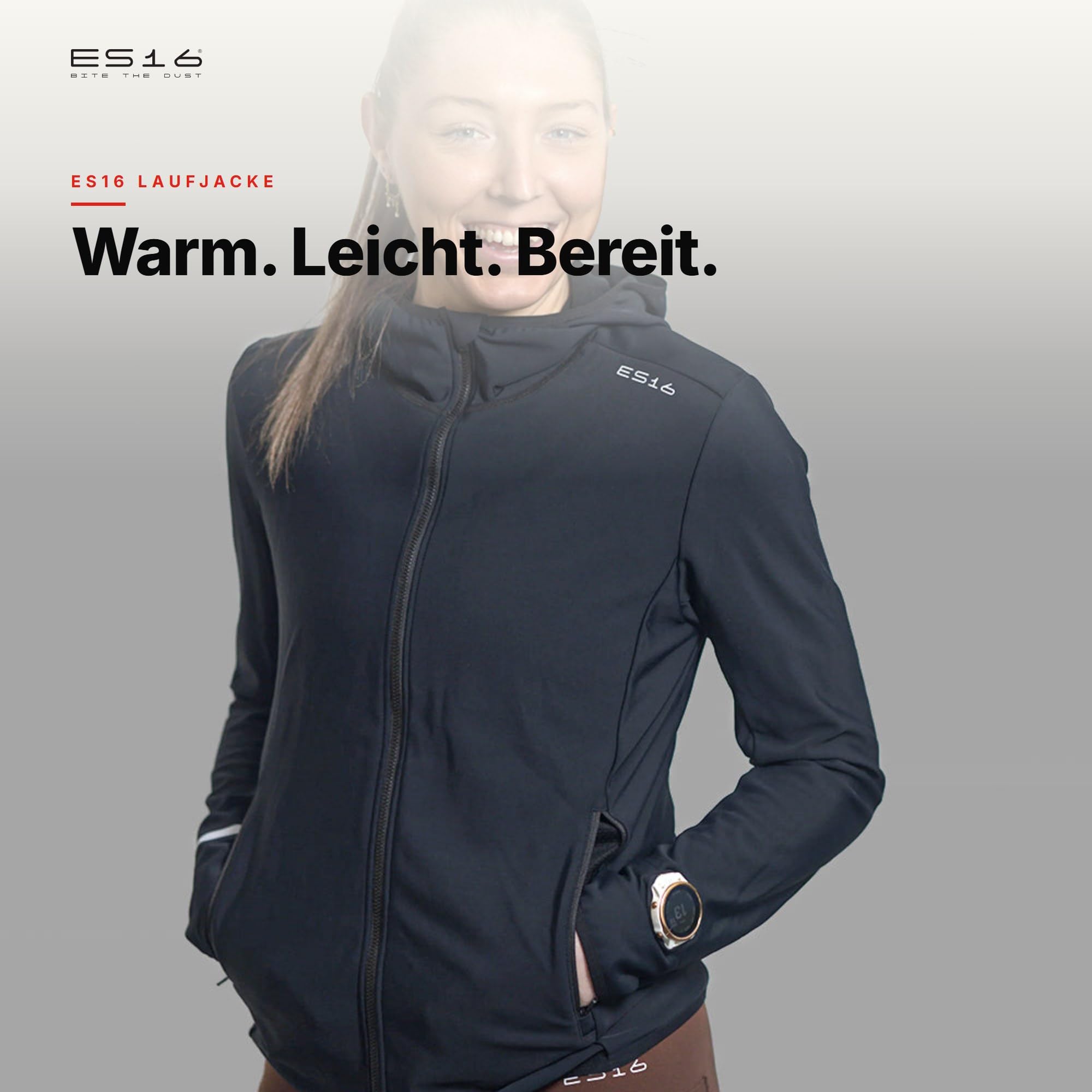 Løbejakke Soft Element Chaqueta Running Mujer | Cortavientos Ligera y Transpirable con Cremallera Completa para Correr y Ciclismo