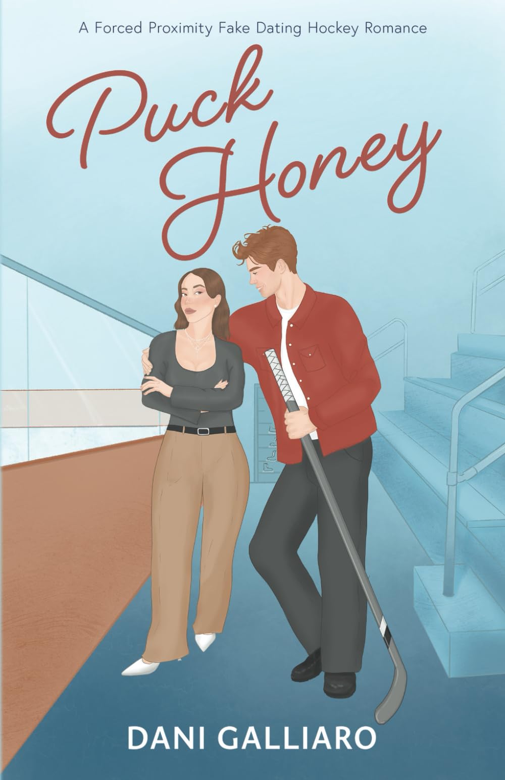 Puck Honey: A Forced Proximity Fake Dating Hockey Romance (Unintentional Puck Bunny)