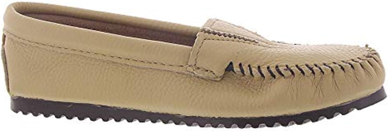 Minnetonka Women's Deerskin Gore Front Moccasin - Image 3