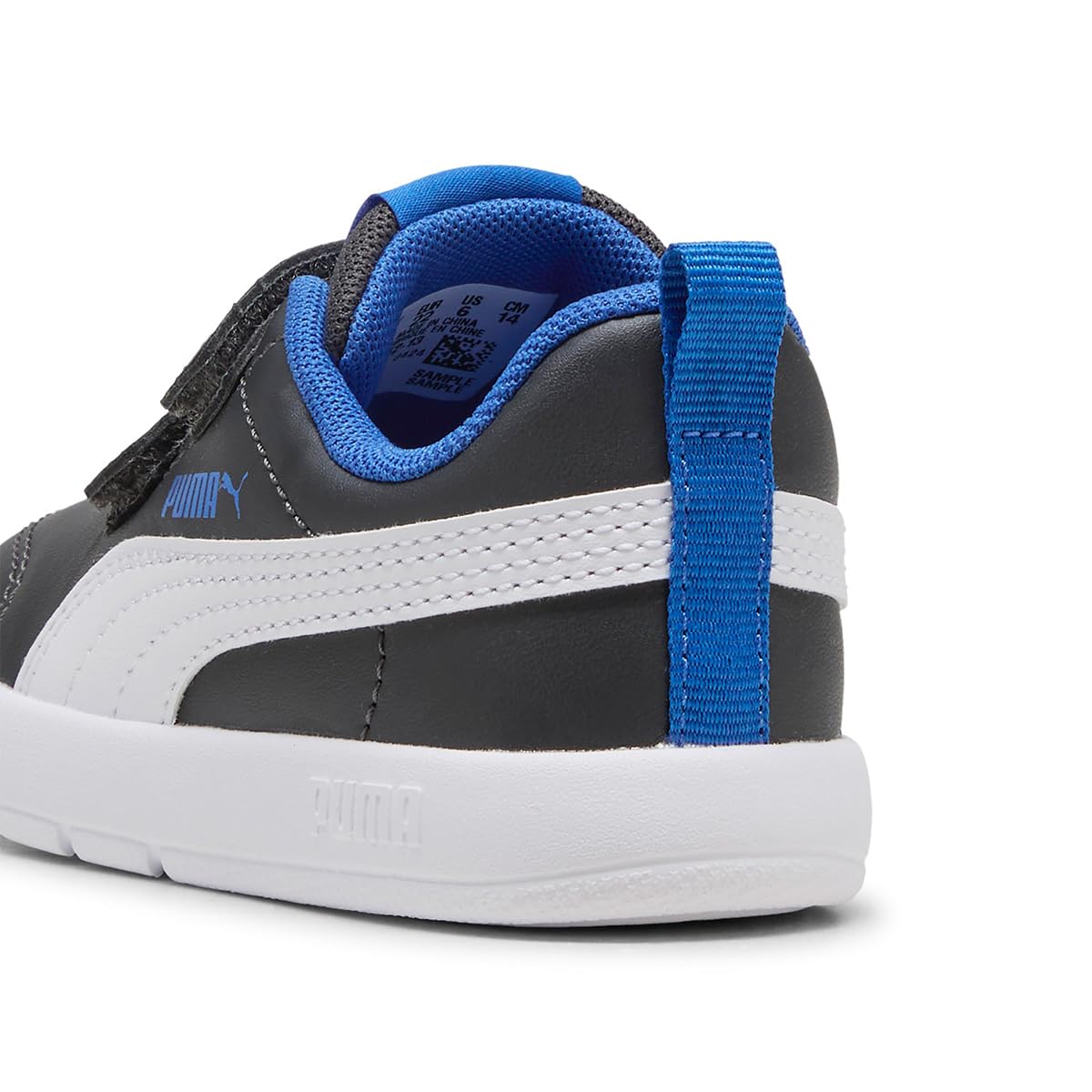 PUMA Unisex Courtflex V3 dziecięce buty niemowlęce, V3 V White Clyde Royal, 9 UK