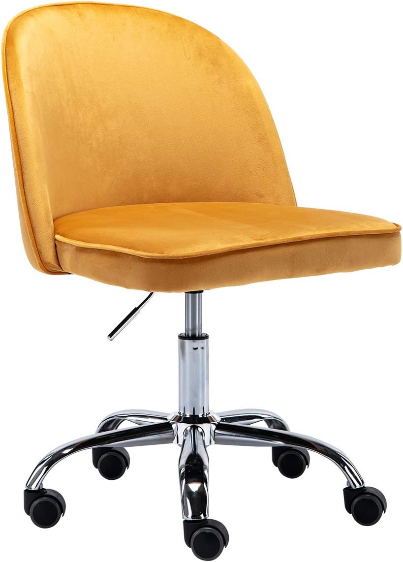 Kmax Desk Chair, Task Chair Armless Design for Small Home