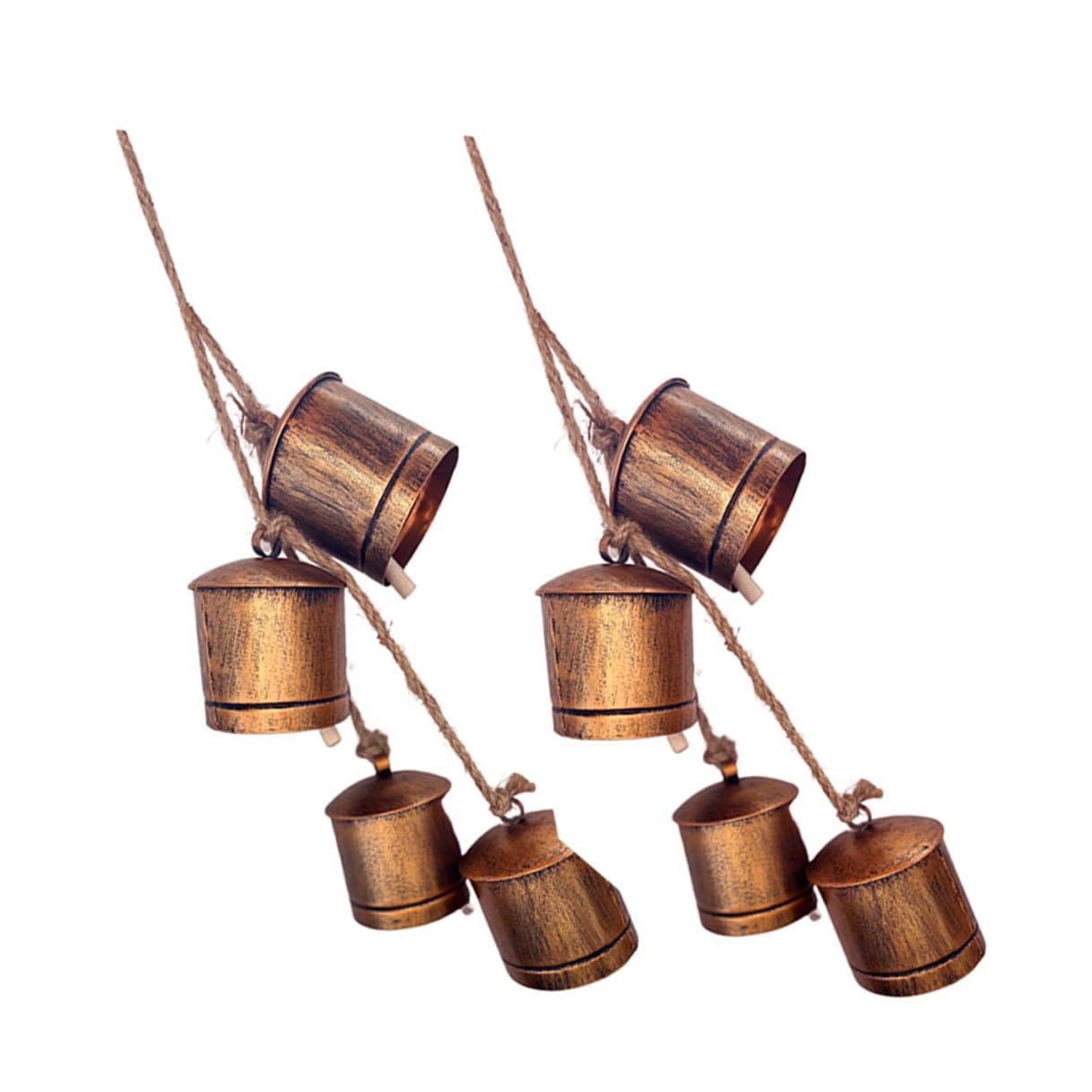 Cloches de vache suspendre en métal rustique POPETPOP décoration extérieure jardin étanche