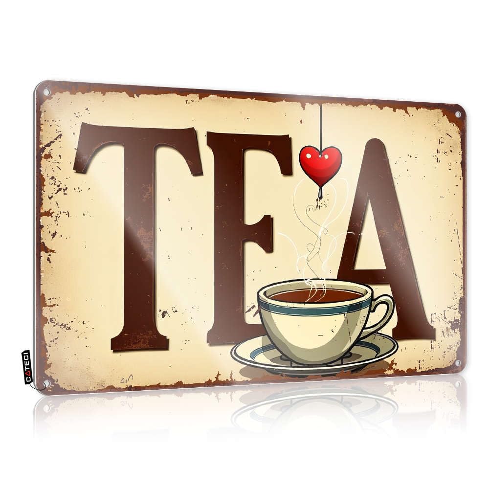 Posters Decore Vintage Wall Decor | A Cup Of Tea With Love. Scandinavian Gift For Lawyer For Classroom Home Decoration(30X40CM)