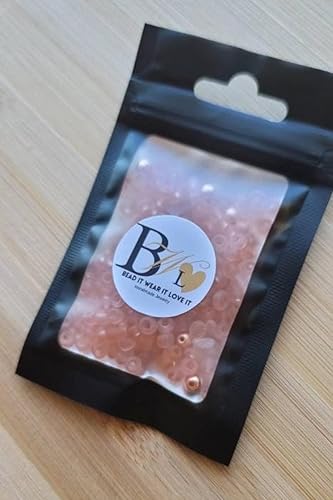 Miniatura 5 de Bead It Wear It Love It Rose Quartz And Hematite Crystal Dreadlock Loc Sprinkles Rose Gold Hair Beads