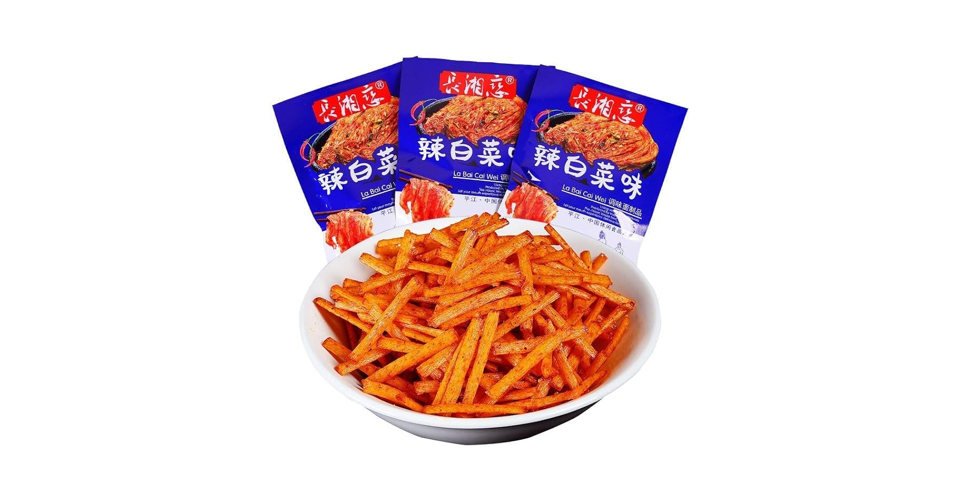 Amazon | 中国经典辣条零食 辣白菜味辣条 中国の定番ラーティア