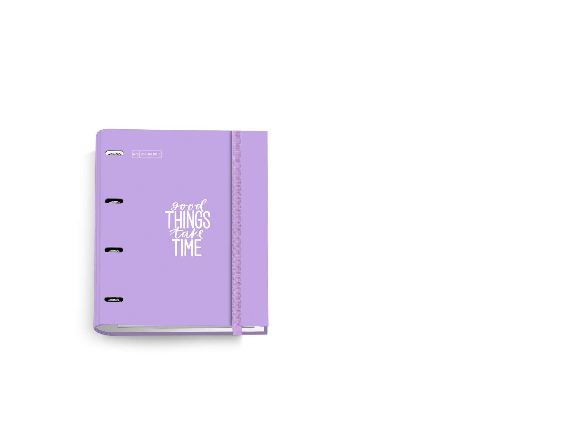 Buy Miquelrius 14918 4 Ring Binder with A4 Message Refill, Lavender