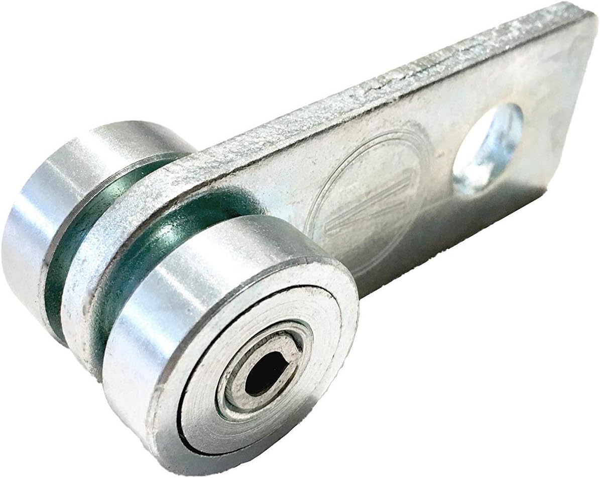 ANDUSTRIAL- 2 Bearing Trolley Assembly Roller - Silver Finish: Electro-Galvanized Zinc - Fits 1-5/8" Wide and All Taller Strut Channels - Design Load: 437 Lbs - 1 Pc