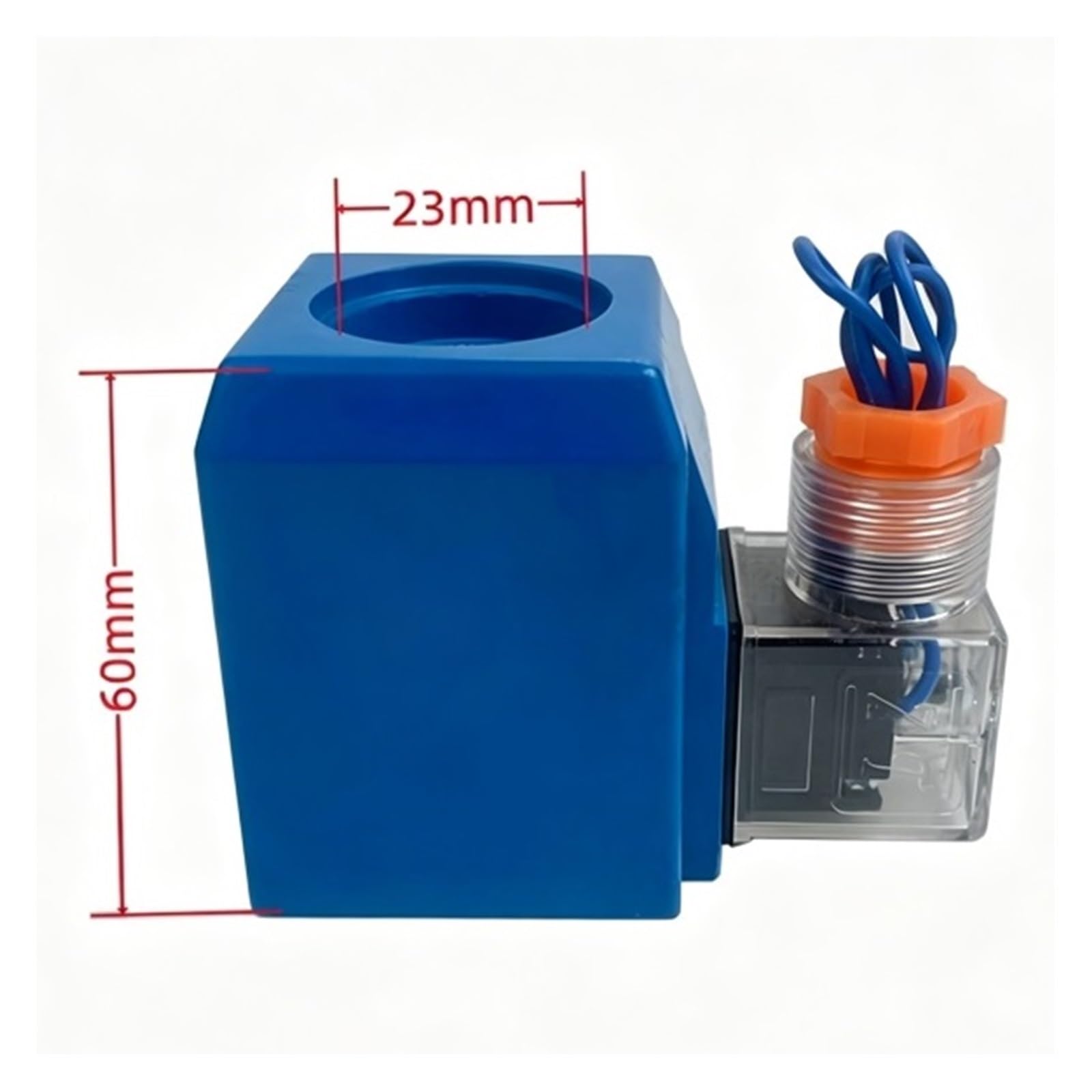 1 szt. AC110V AC220V otwór wewnętrzny 23 mm długości i 60 mm elektromagnetyczna cewka zaworu kierunkowego (AC110)