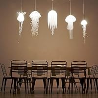 Vista 6 de Simple Deluxe Paquete de 6 faroles colgantes de extensión de 15 pies para lámpara colgante, enchufe E26 (sin bombilla incluida), interruptor