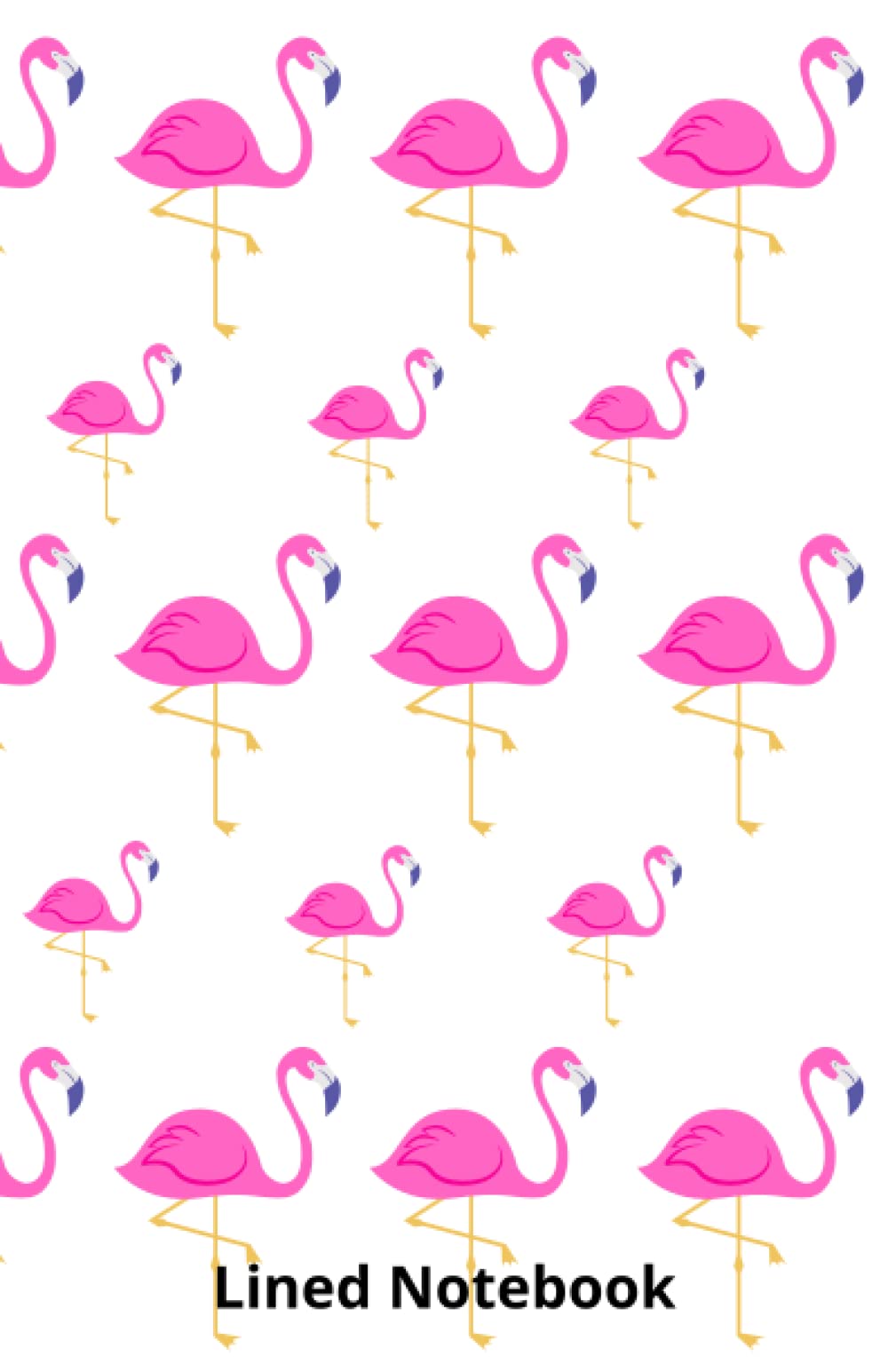 A5 Lined Notebook Flamingo