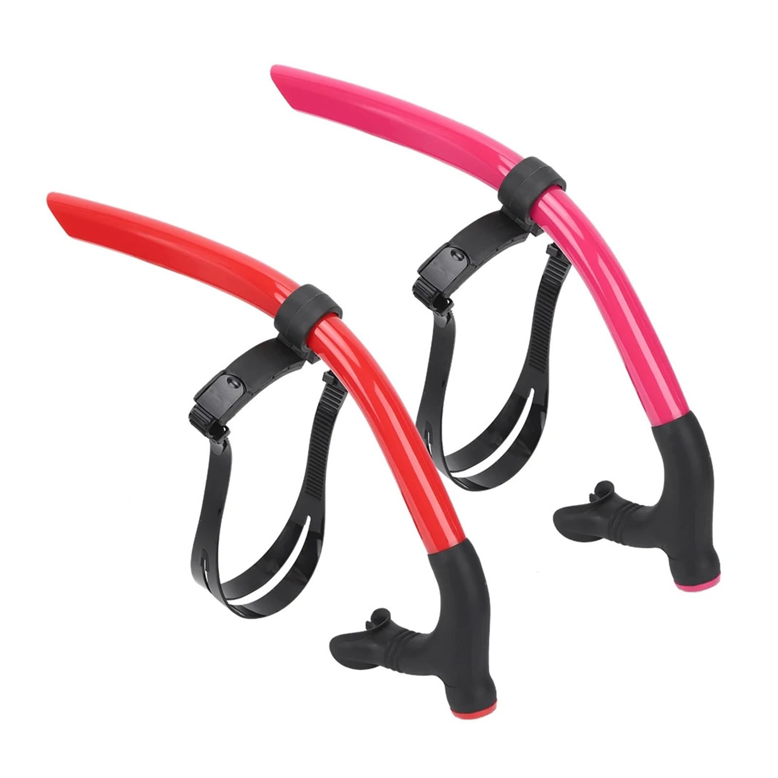 Genérico Tubo de respiración de Snorkel Frontal, Equipo de Buceo de natación Desmontable for Entrenamiento de Buceo con Snorkel