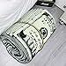 XIAOQIN Money Rug, 100 Dollar Bill Rug, 20x32 inch Money Creative Funky Rug, Fun Bath mat, Suitable for Bathroom, Bedroom, Living Room, Front Door, Home Decor Door Mat
