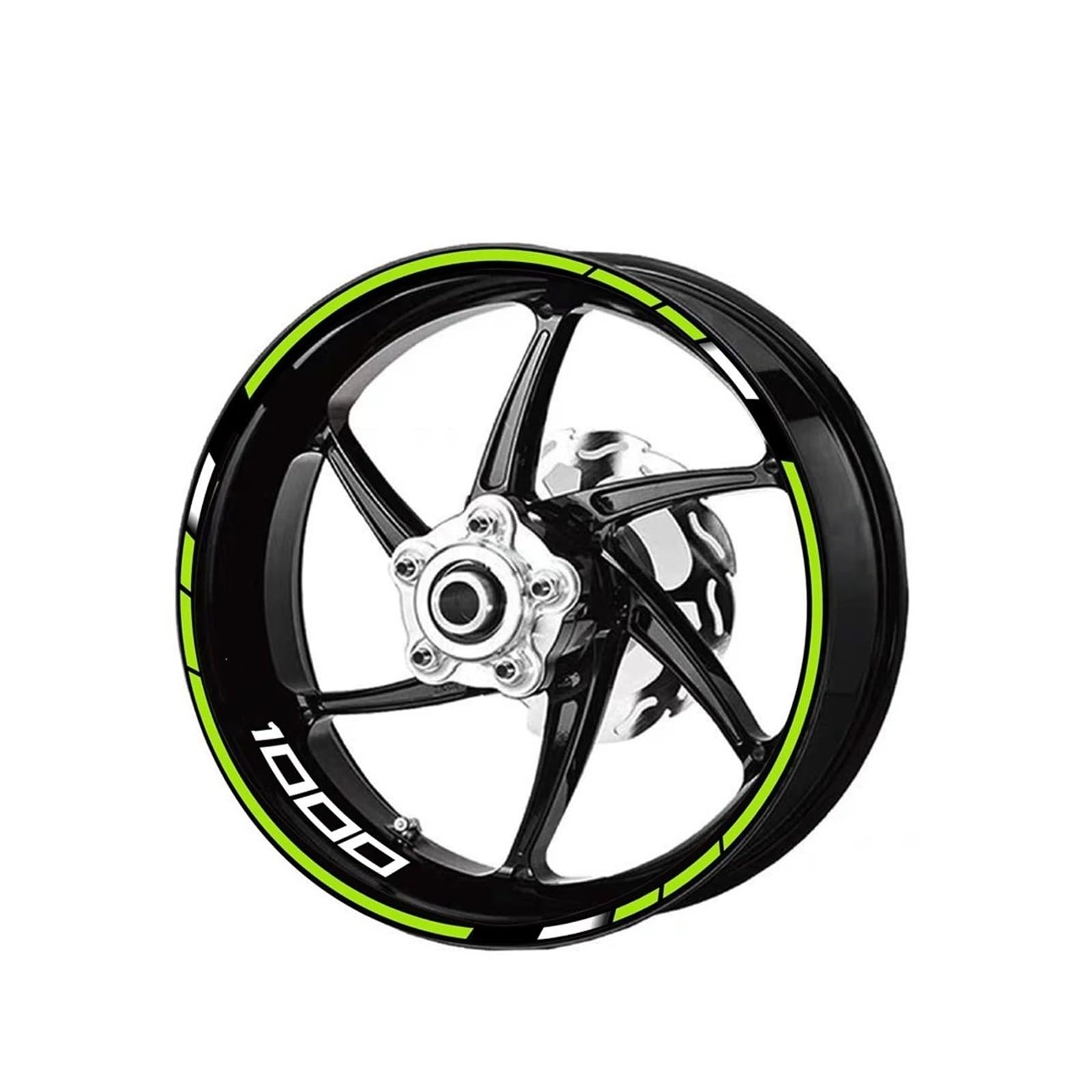 1L A Bule  Ensemble De Décalcomanies Décoratives Pour Jantes De Moto Accessoires De Vehicule Bandes~p129640348