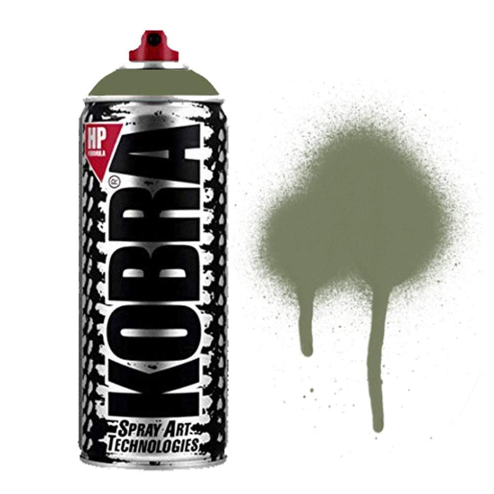 KOBRA HP High Pressure Spray Paint 400ml Can โ Professional Grade 100% Acrylic Formula with Matte Finish for Graffiti, Street Art, Crafts & Multi-Surface Use (1220 Raffaello) โ image 1