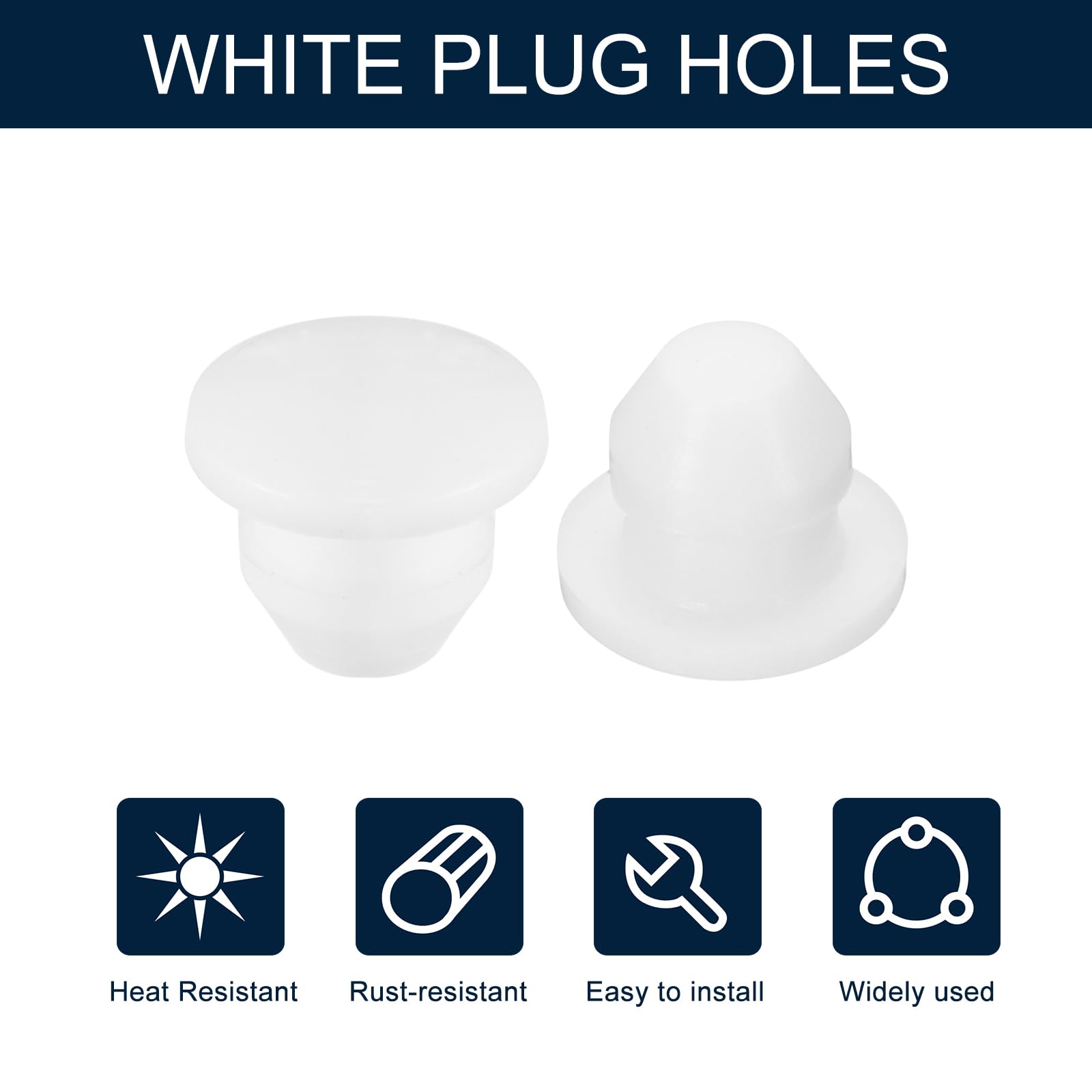 10 Bouchons De Trou En Gel - Diamètre 9mm, étanches - Pour Tubes, Essais, Protection Poussière
