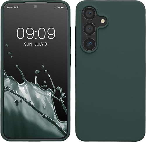 Miniatura 255 de kwmobile Funda Compatible con Samsung Galaxy S22 - Funda de teléfono de silicona TPU con acabado suave - Rojo Ruibarbo Piedra antigua,Azul