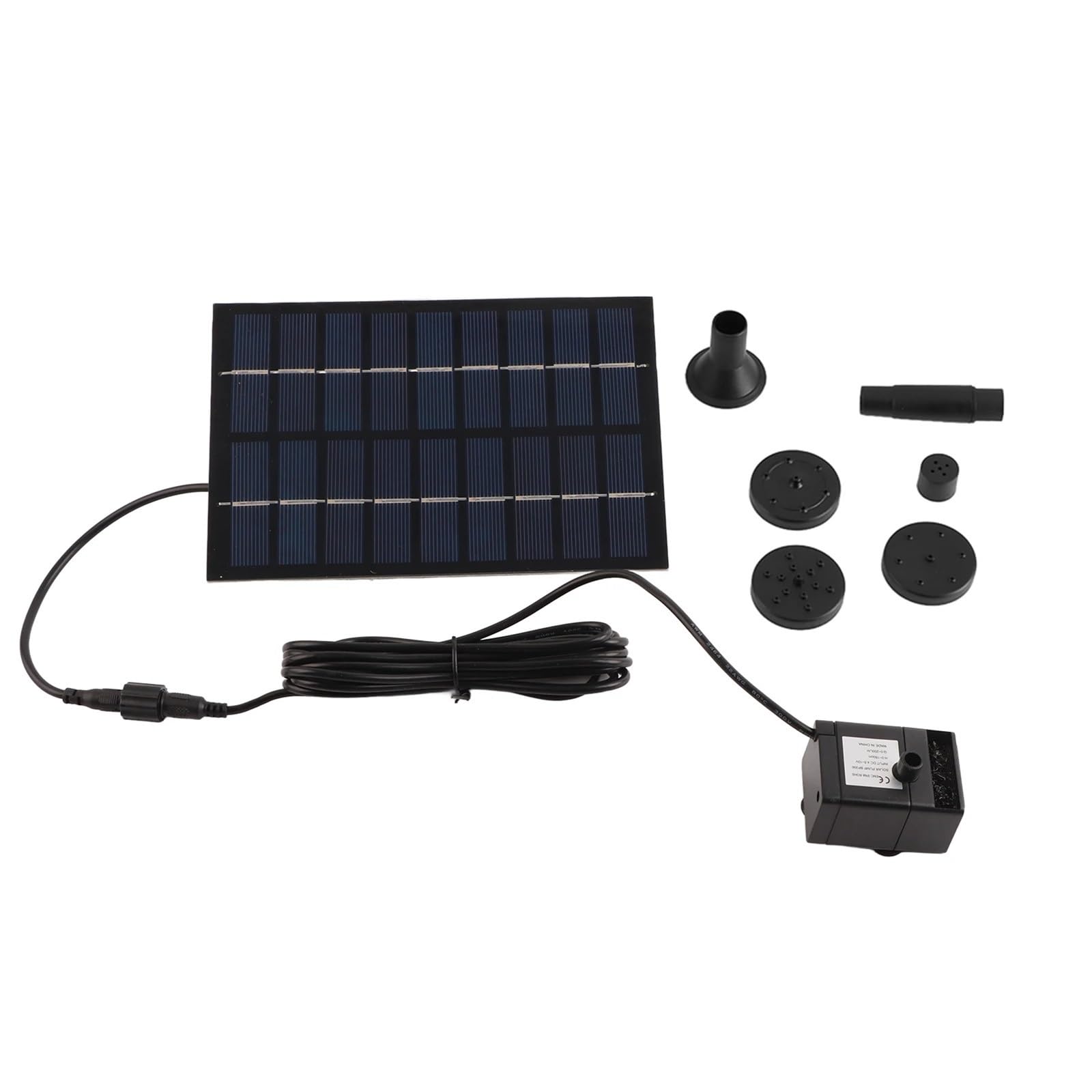 Pompka Słoneczna Zestaw pompy fontanny słonecznej Panel słoneczny i pompa wodna Wysokowydajna pompa wodna do ogrodu domowego Solarna pompa fontannowa